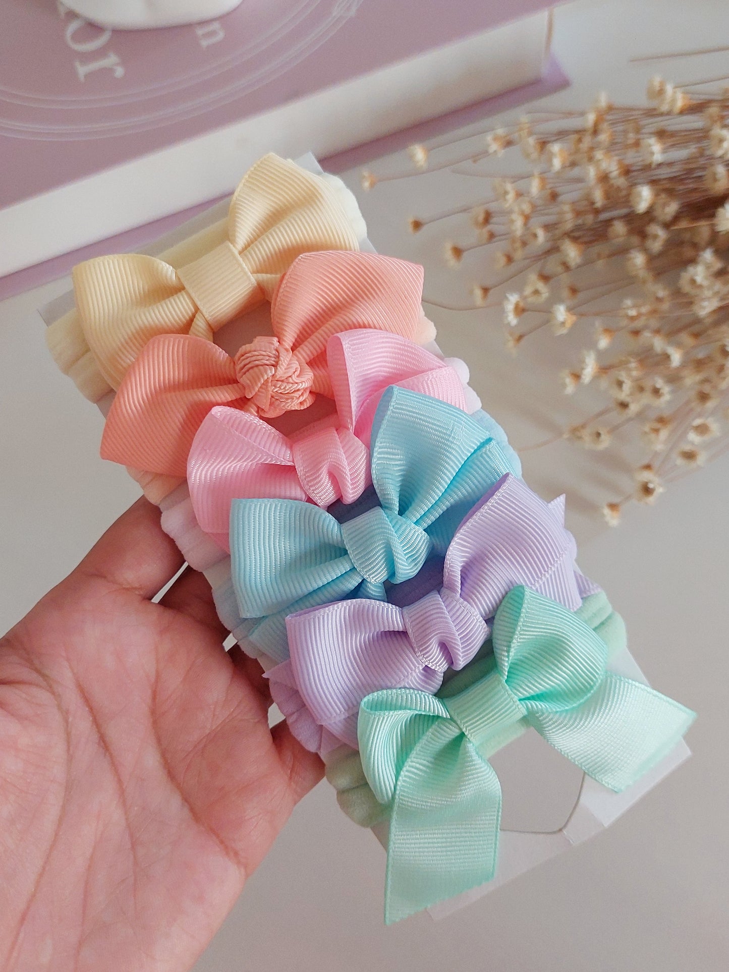 6 candy color diadems