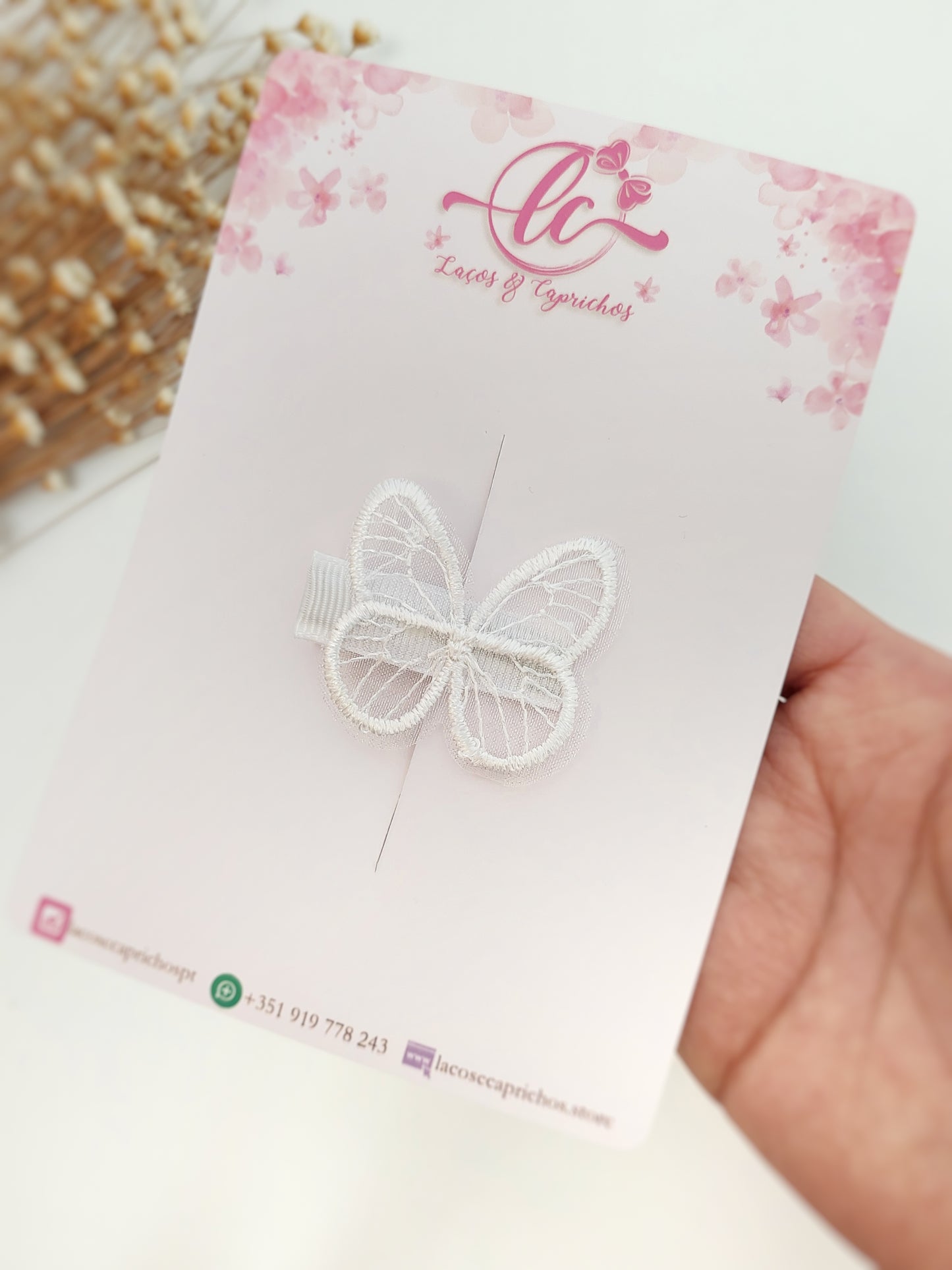 Pinzas para el pelo de mariposa