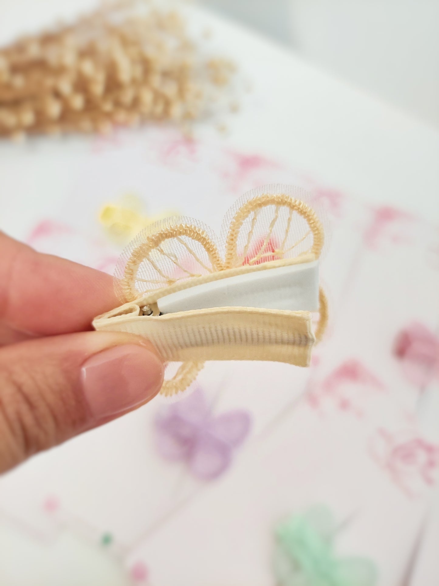 Pinzas para el pelo de mariposa