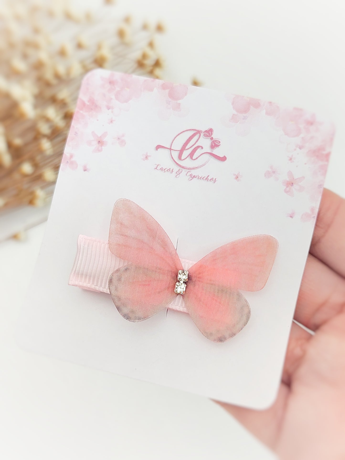 Butterfly hair clips