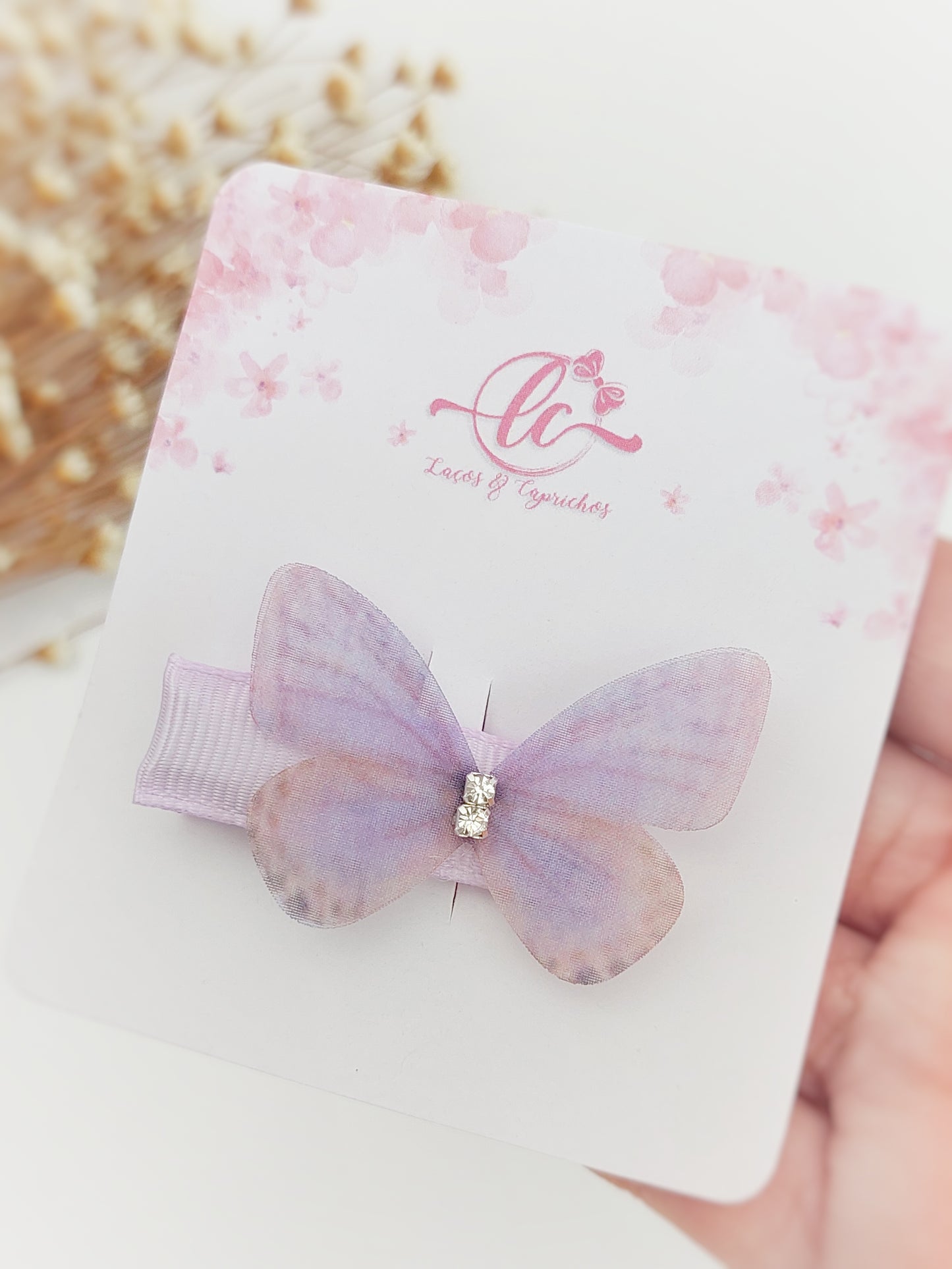 Butterfly hair clips