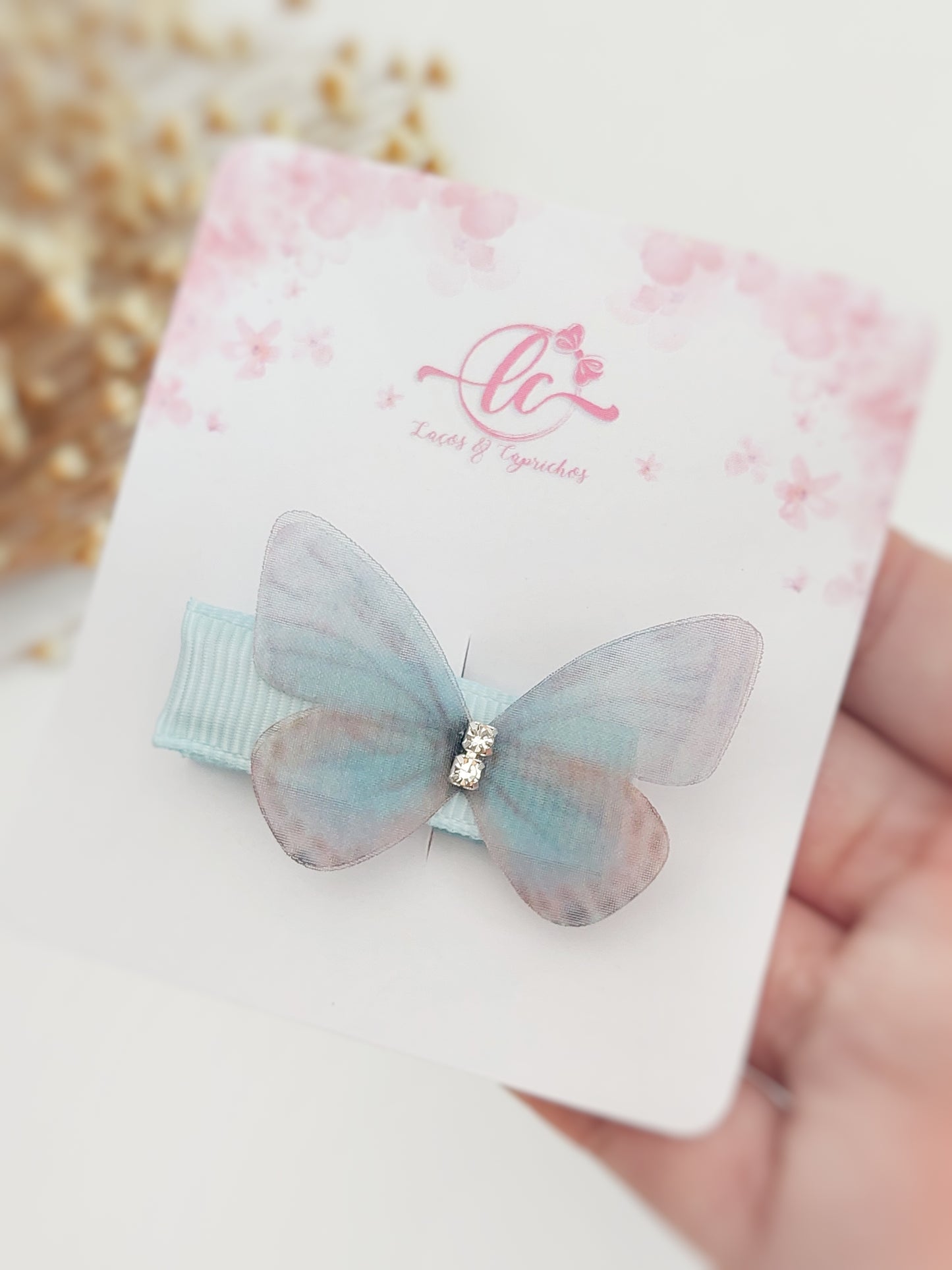 Butterfly hair clips