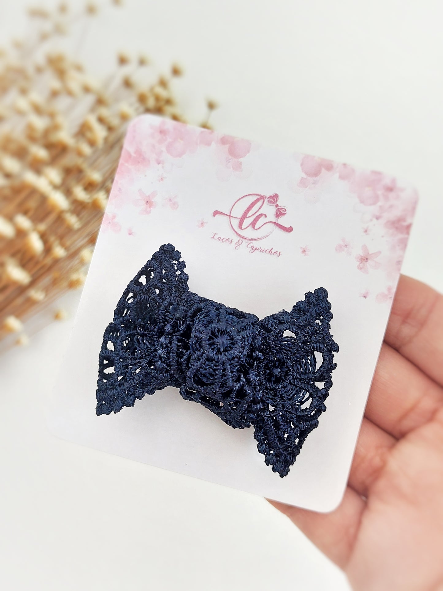 Diadema de encaje de amor