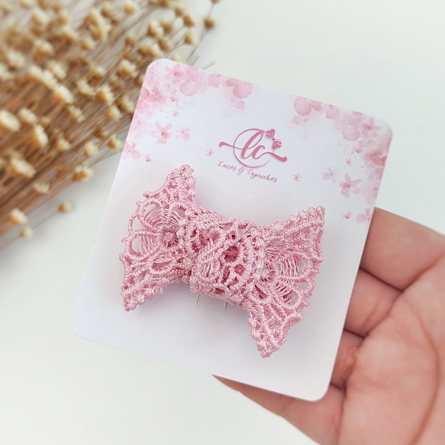 Diadema de encaje de amor