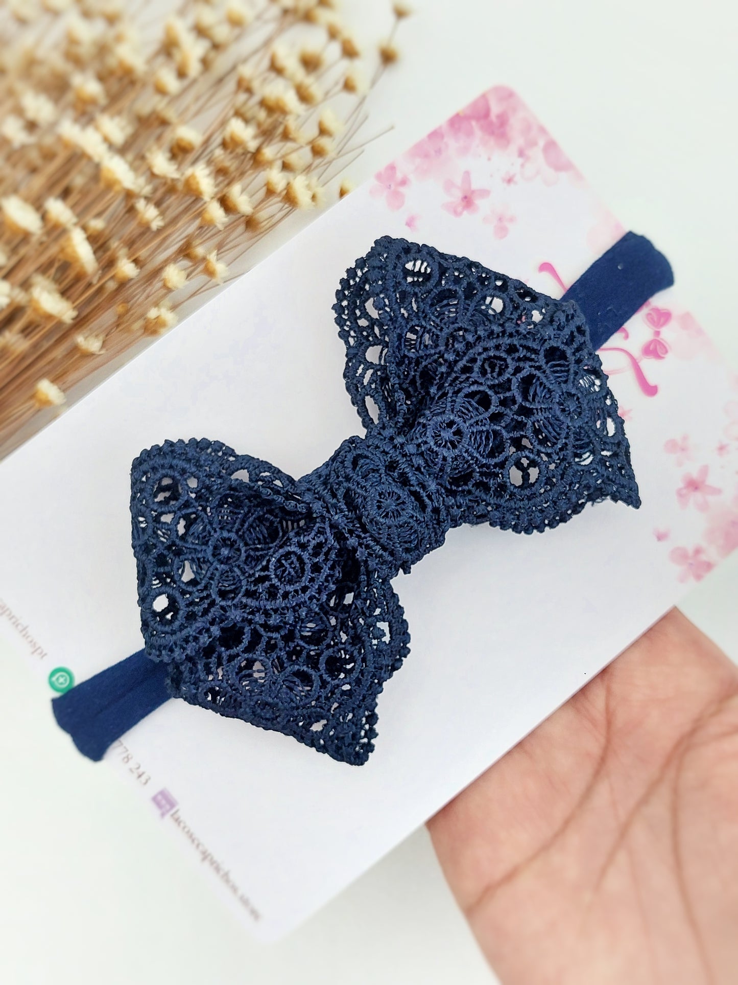 Diadema renda love