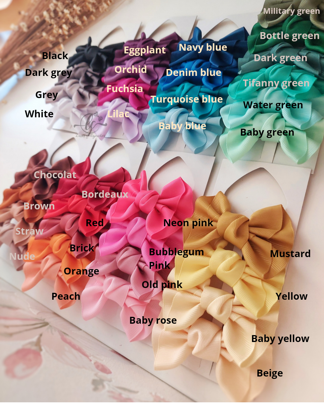 Newborn baby bow 3.5cm - Tie S