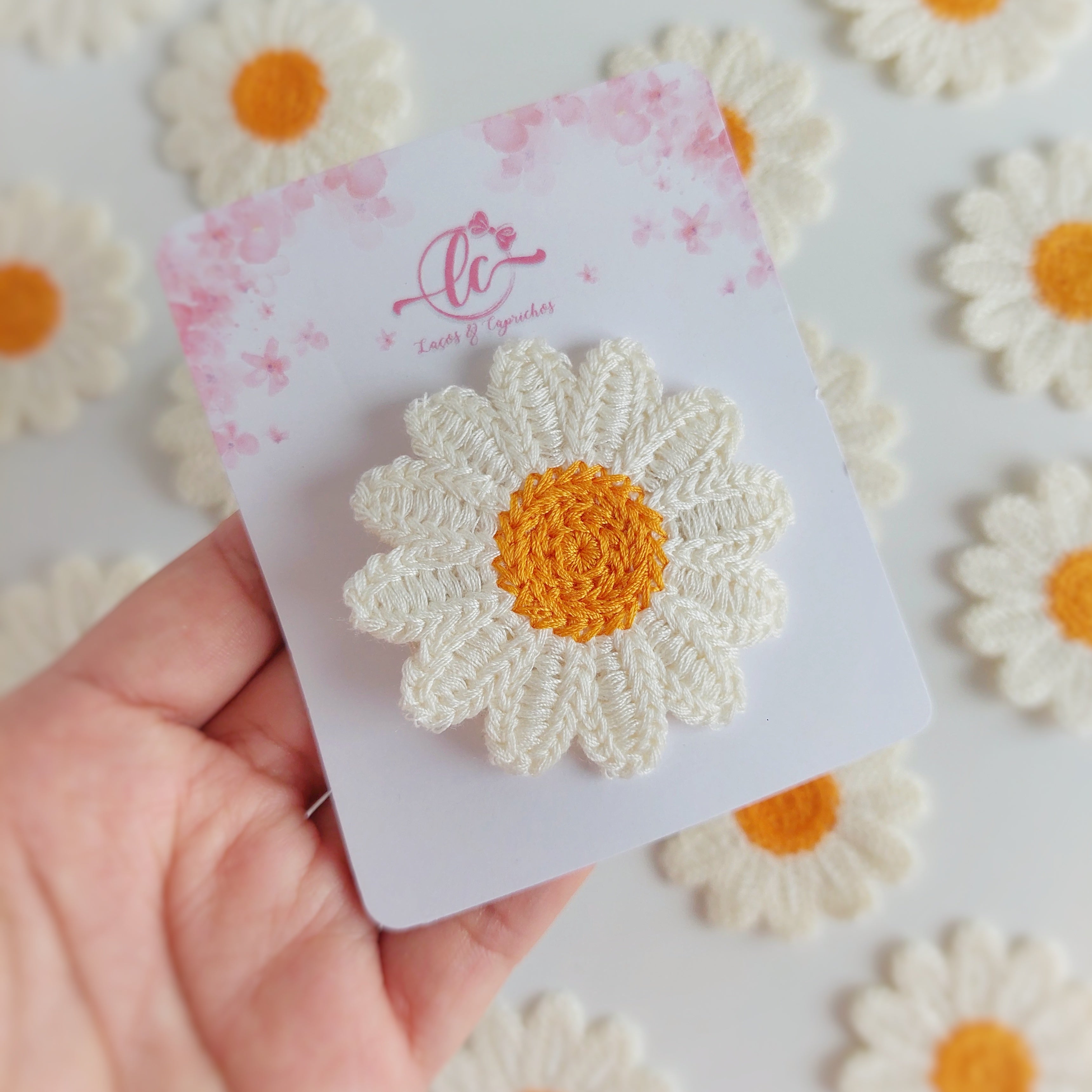Baby Daisy Hair Clip - 5cm