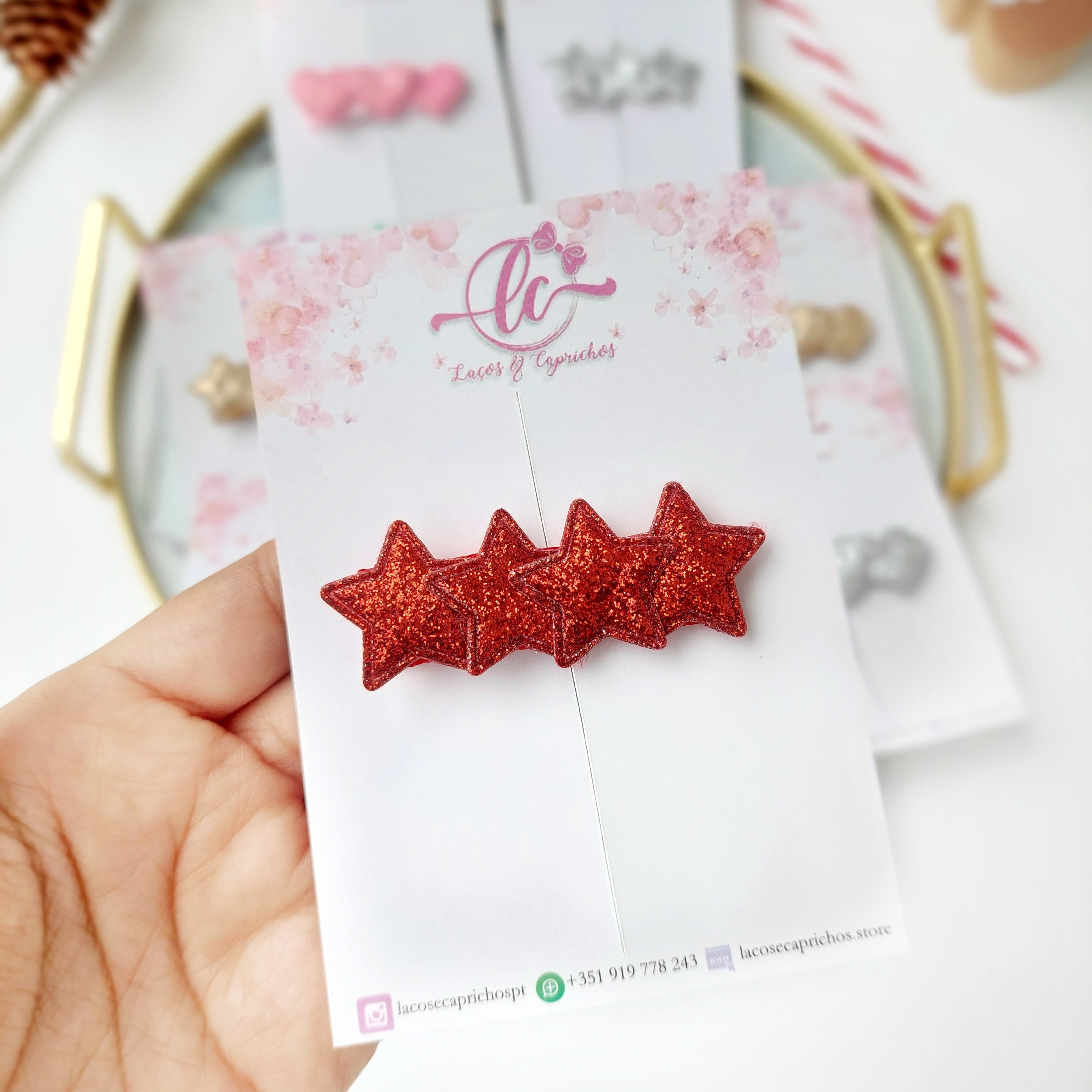 Glitter Star Hair Clip