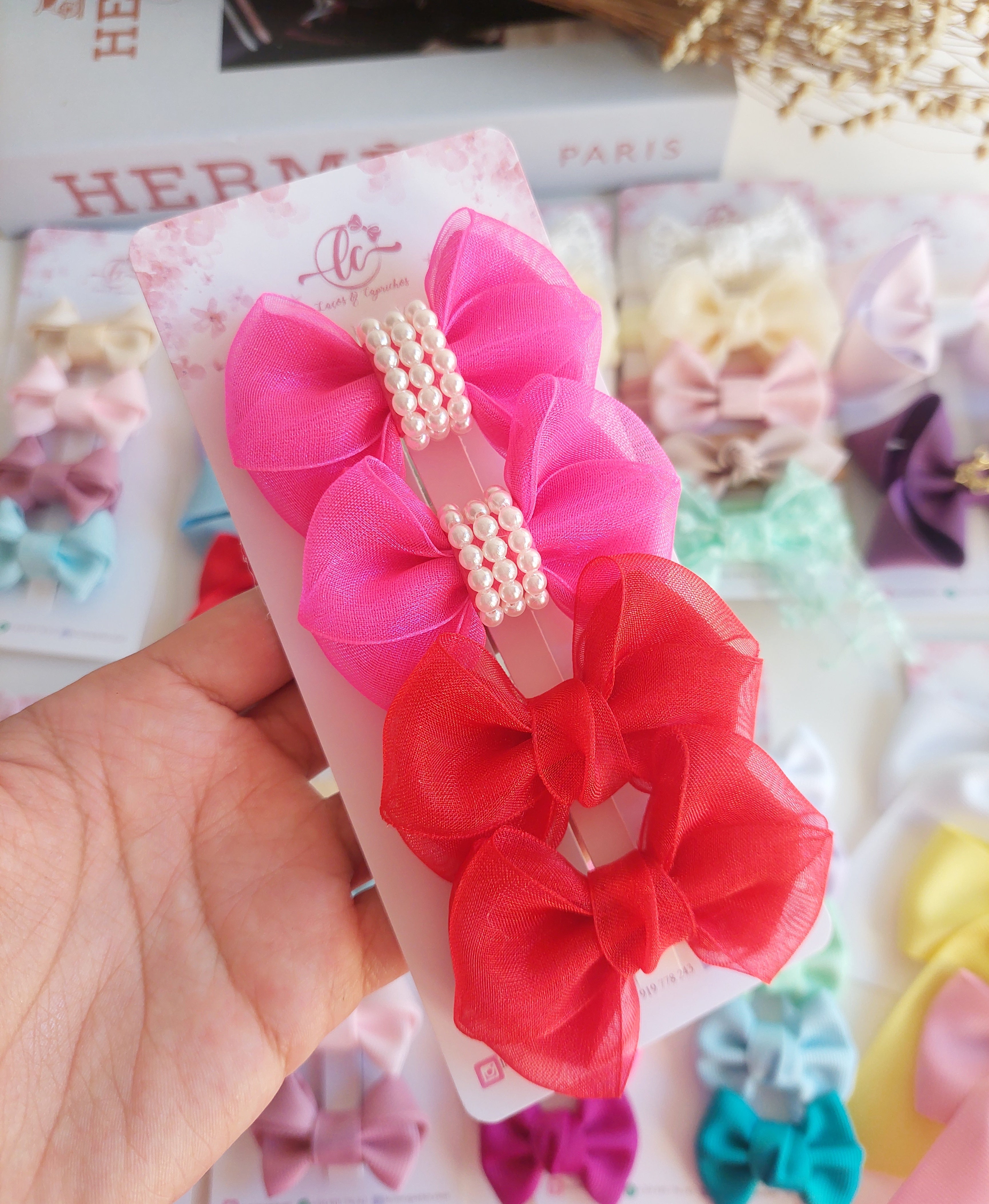 Vibrant organza