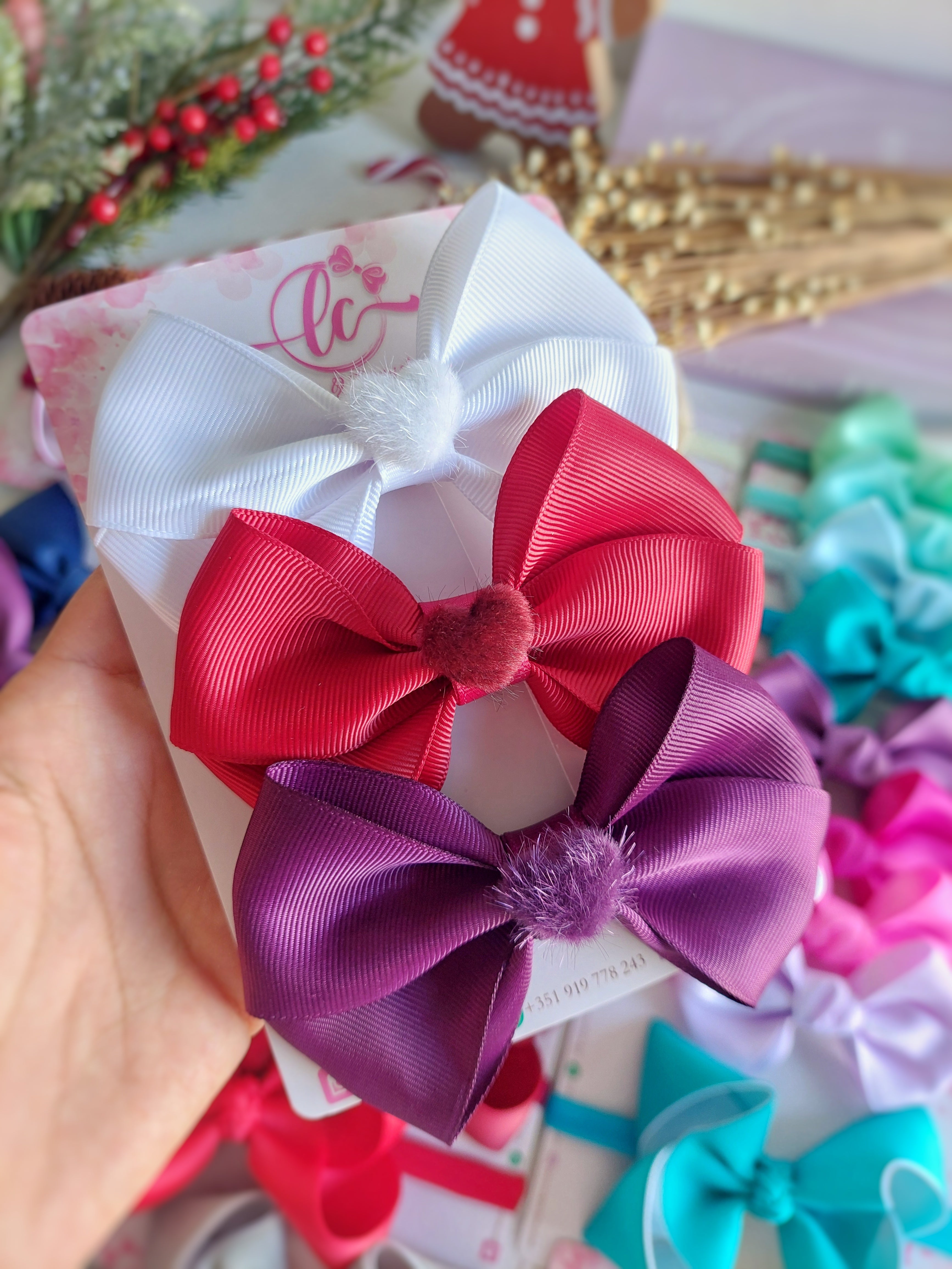 Love Winter bow XL