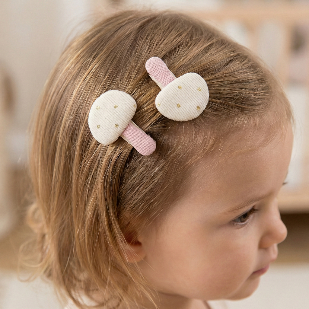 Enchanted Mushroom Hair Clip