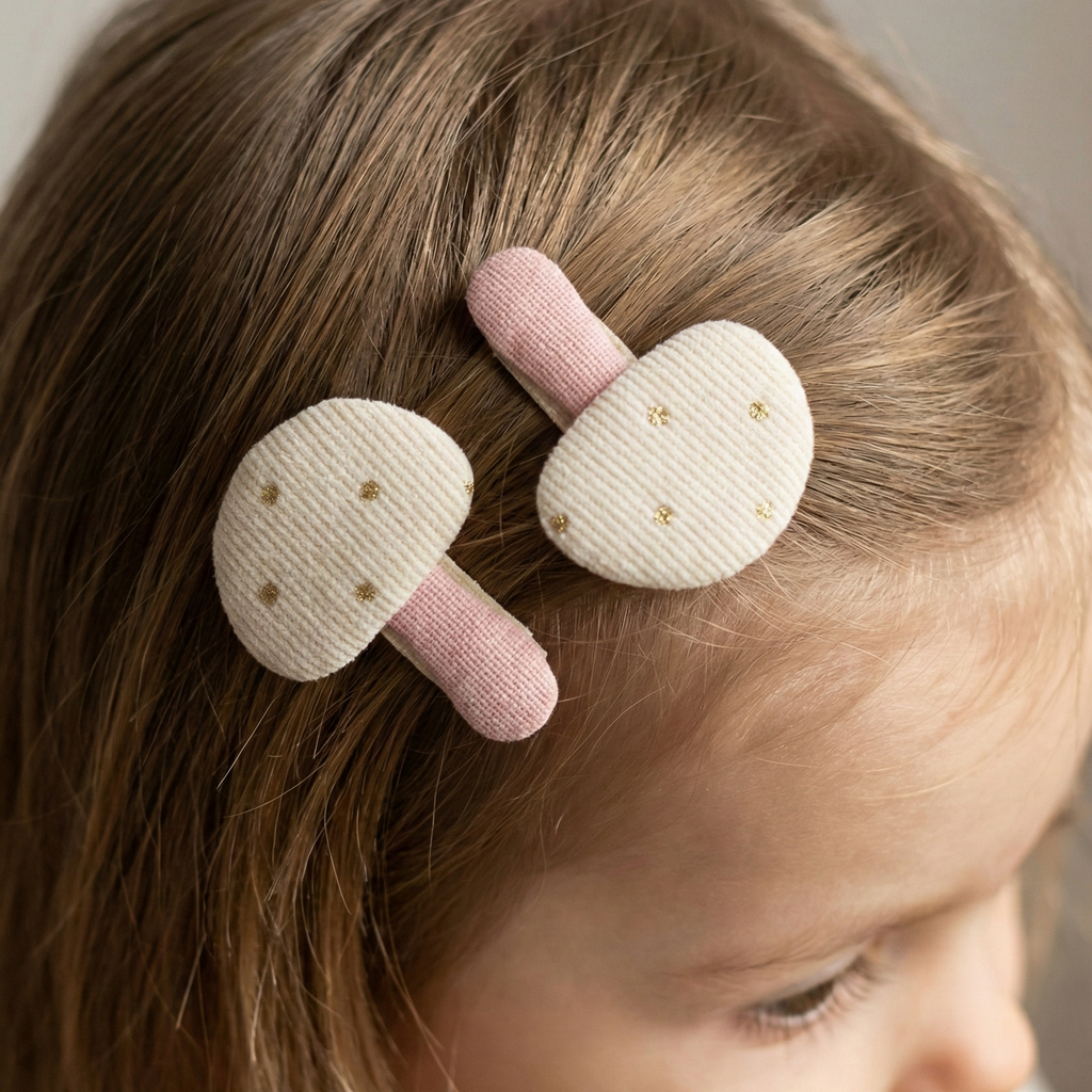 Enchanted Mushroom Hair Clip