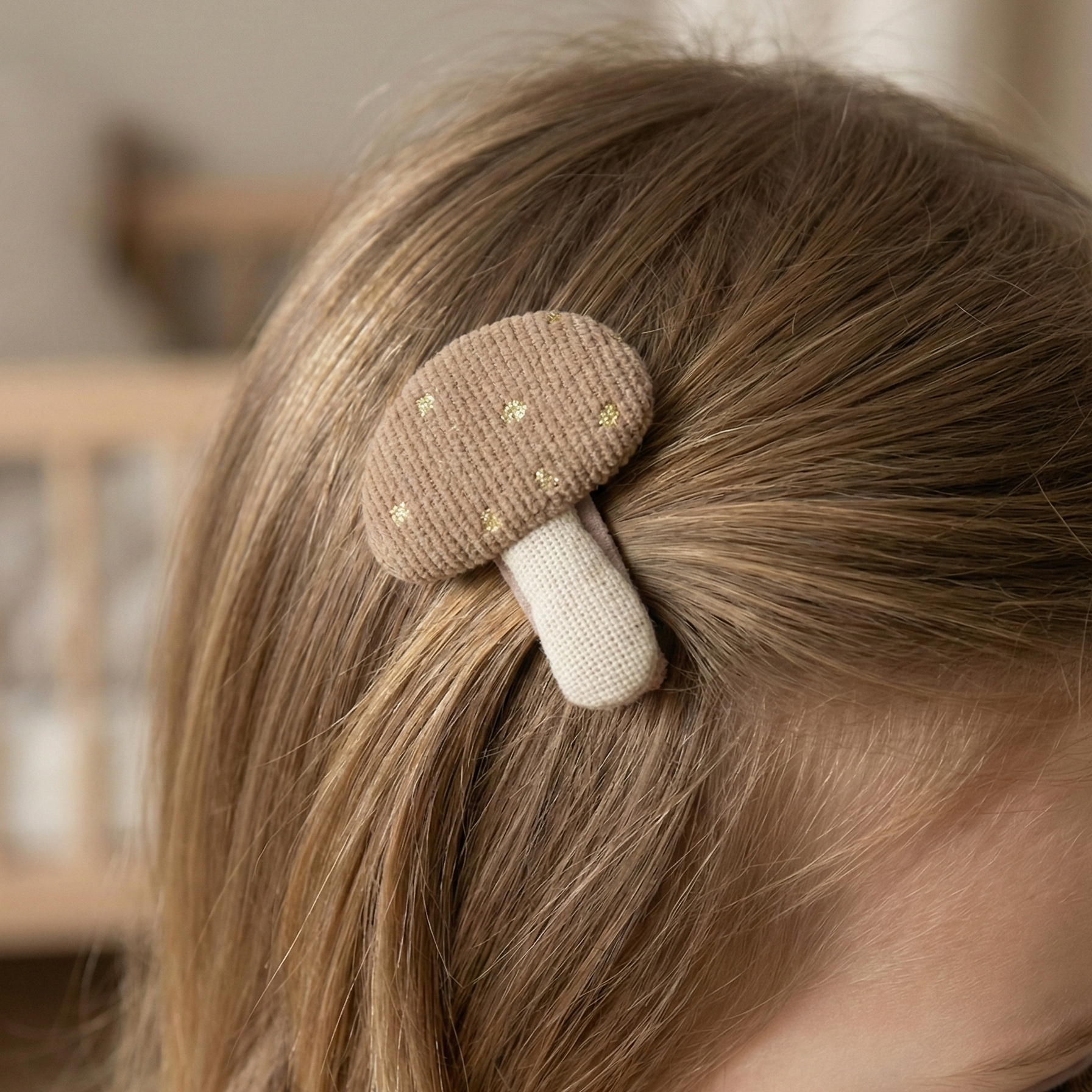 Enchanted Mushroom Hair Clip