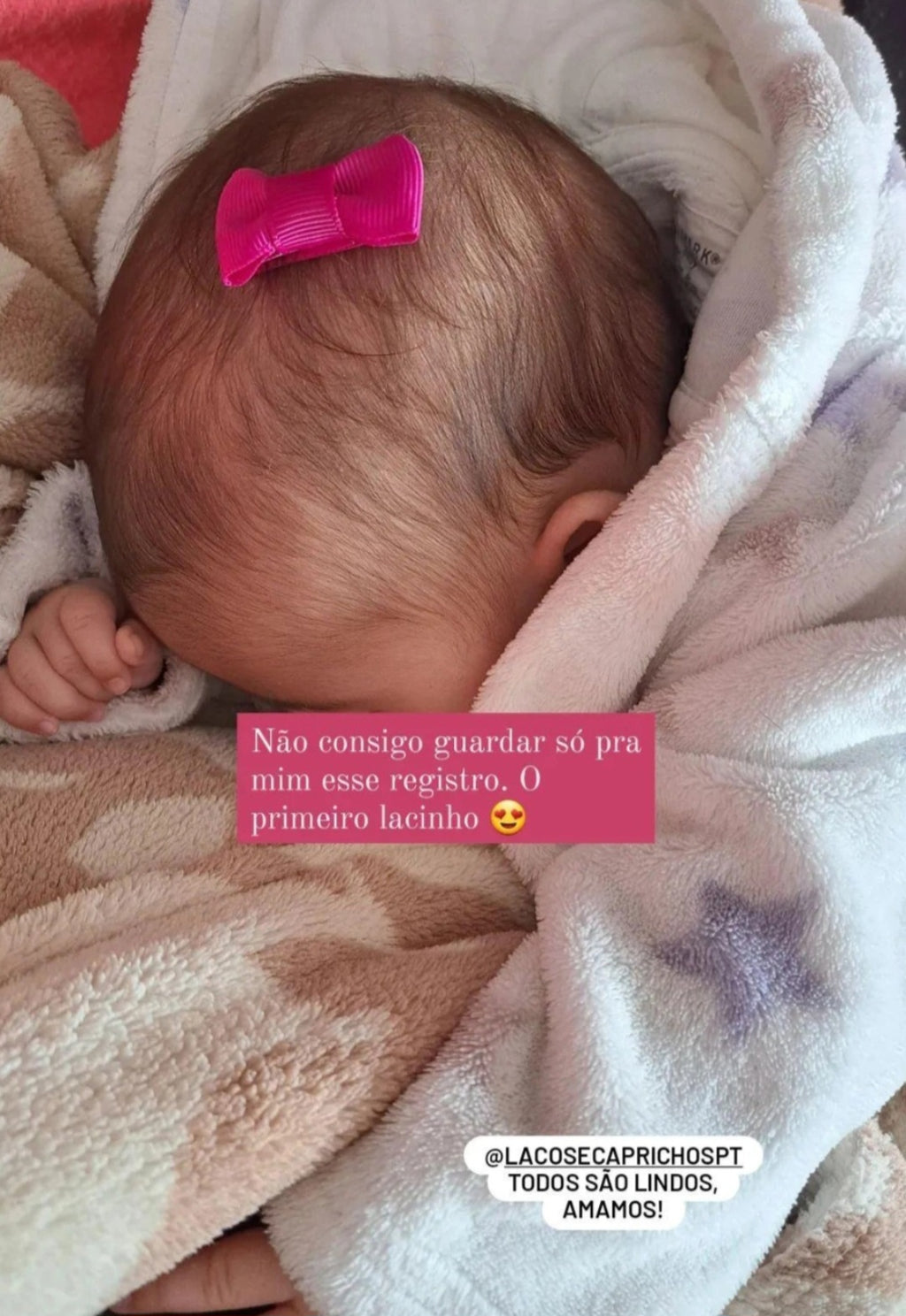Fiocco neonato 3,5 cm - Taglia S