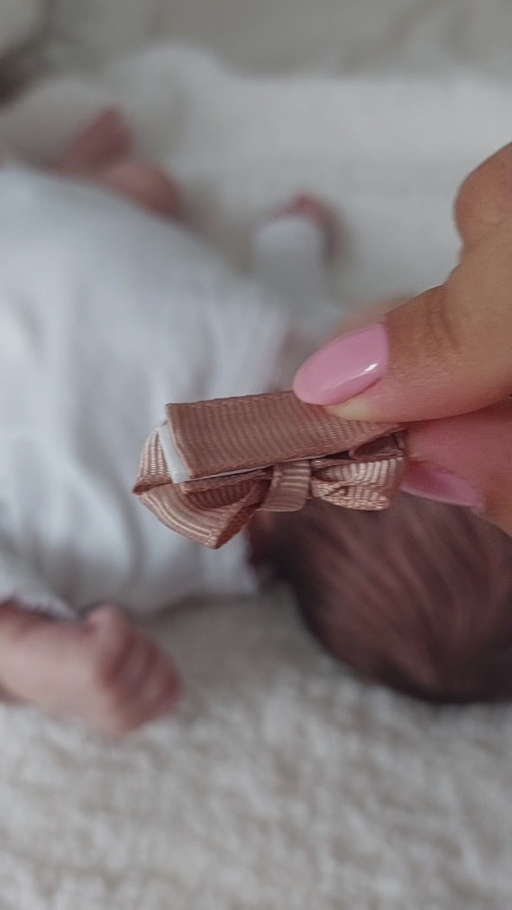 1 unidade - Laço para Bebé Recém-Nascidas | Feitos à Mão com Amor e Conforto