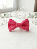 Red and pink checkered tie