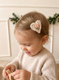 Hair Clip Coração em Renda Delicate