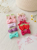 10 - Fiocchi e fermagli per capelli - Baby Happy + SPEDIZIONE GRATUITA