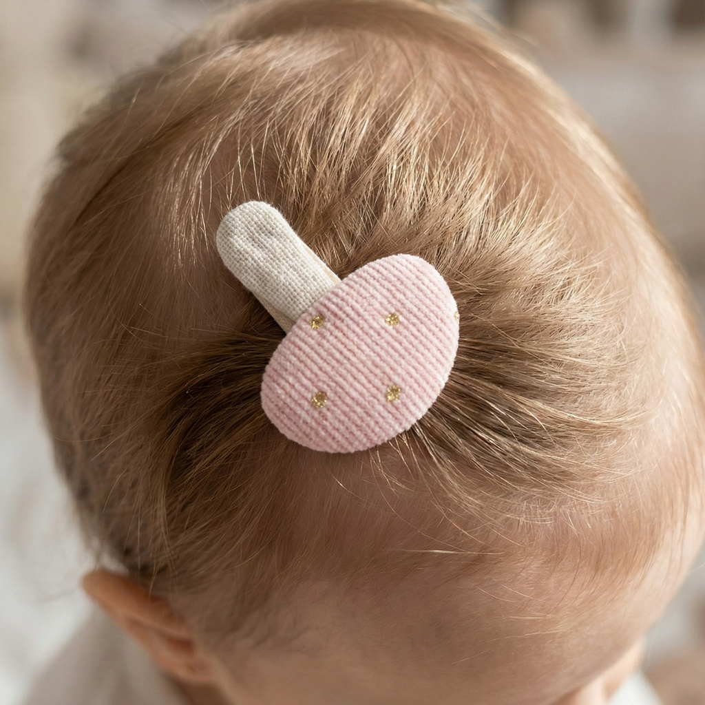 Enchanted Mushroom Hair Clip