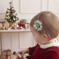 Christmas Pom-Pom Hair Clip