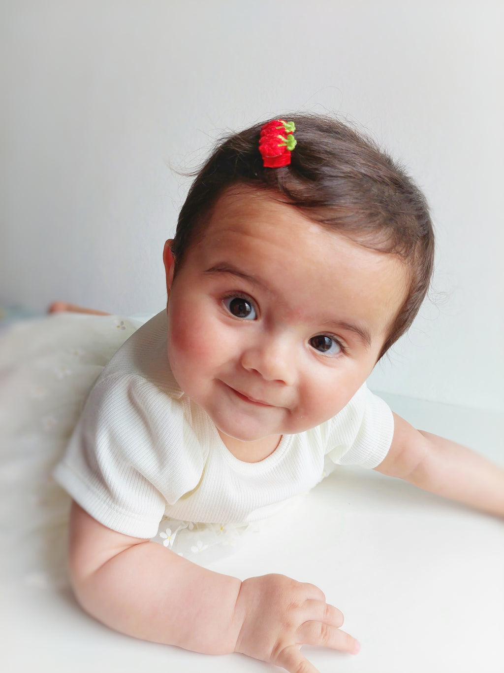 Fermagli per capelli a forma di frutta per neonati – Fermagli per capelli piccoli e antiscivolo (4 cm)