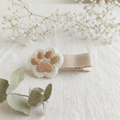 Embroidered Paw Hair Clip – 4 cm
